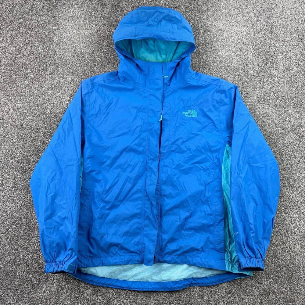 The North Face Women's Blue Hooded Windbreaker Jacket